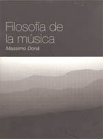 libros  FILOSOFÍA DE LA MÚSICA