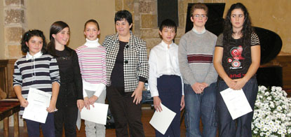 concursos  Ganadores 13 Premio Infantil de Piano Santa Cecilia