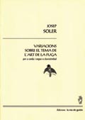 partituras  Josep Soler, Variaciones sobre el tema de “El arte de la Fuga”