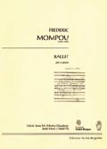 partituras  Frederic Mompou. Ballet