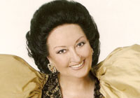 lirica  Montserrat Caballé en el Auditorio de Zaragoza