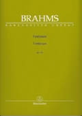 partituras  Brahms. Las últimas obras para piano