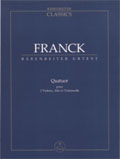 partituras  El cuarteto de Cesar Franck