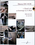 partituras  Choral varié en hommage à J. S. bach