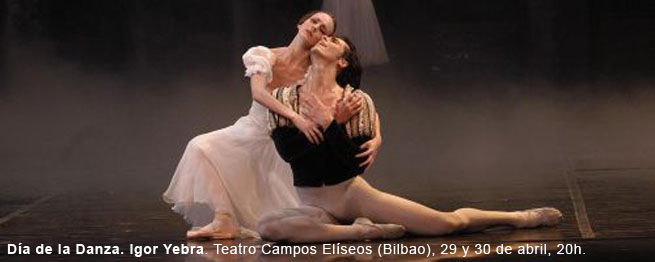 clasica danza  Igor Yebra y Giselle en Bilbao