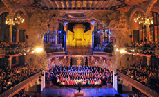 clasica  Música coral y de cobla en el concierto de San Esteban