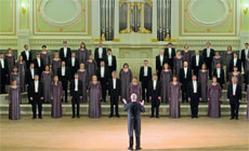 antigua  El Coro de la Capella de San Petersburgo en Segovia