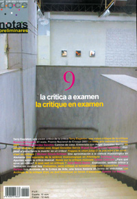dn preliminares  La crítica a examen/La critique en examen
