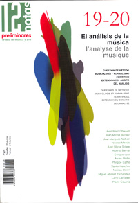 dn preliminares  El análisis de la música/Lanalyse de la musique