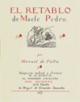 partituras  El Retablo de Maese Pedro