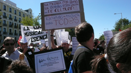 actualidad de centros  En defensa de las Escuelas Municipales de Música de Madrid