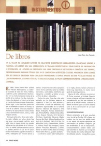 mas madera  De libros