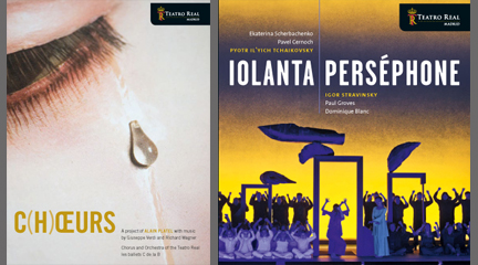 novedades  El  Teatro Real amplia su colección de Dvds con las producciones de C(h)oeurs, Iolanta y Perséphone