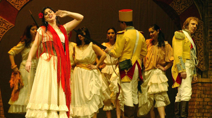 lirica  Carmen en el Auditorio de la Universidad Carlos III