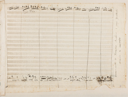 novedades  Hallazgo de un manuscrito de Bellini en la Biblioteca Nacional de España