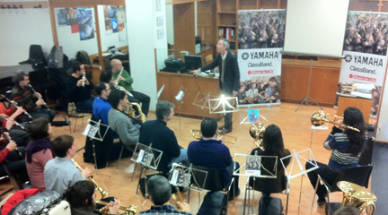 actualidad de centros  Concierto de Yamaha ClassBand del British Council