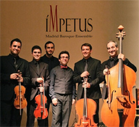 cdsdvds  Ímpetus Madrid Baroque Ensemble en un cd de rodaje