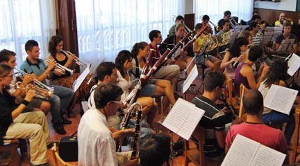 cursos de verano  Curso de instrumentistas de viento y música de cámara