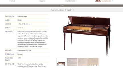 instrumentos  Hazen pone en marcha el primer Museo Virtual del Piano en España