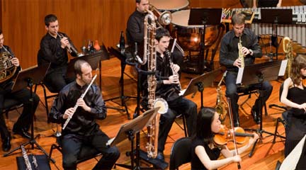 actualidad de centros  Gira de la Sinfonietta de la ESMRS