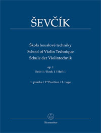 partituras  Otakar Ševčík: Escuela de la técnica del violín