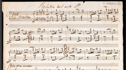 partituras  La Biblioteca Nacional de España conserva el borrador de la partitura de El diablo en el poder de Barbieri