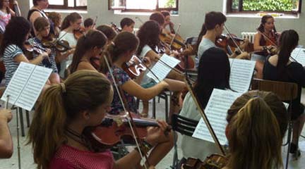 cursos de verano  El Encuentro Orquestal Sinfónico de Alba de Tormes finalizará en el Festival Joven de Segovia