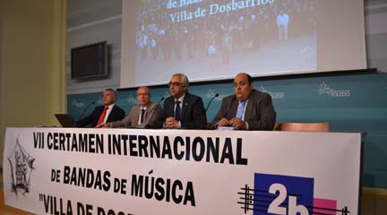 concursos  Presentación de VII edición del Certamen Internacional de Bandas de Música Villa de Dosbarrios