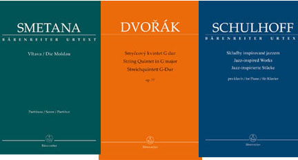 partituras  Tres generaciones de música checa