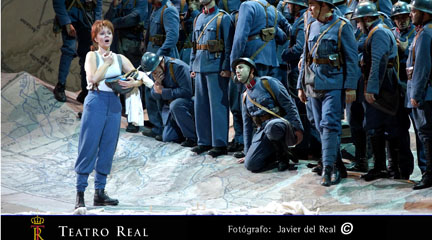 critica madrilena  El mundo al revés. La Fille du régiment en el Teatro Real