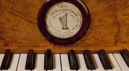 instrumentos  Exposición Hazen y la Historia del Piano en España