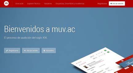 notas  Muv.ac, la web que revoluciona la convocatoria de audiciones de orquestas 