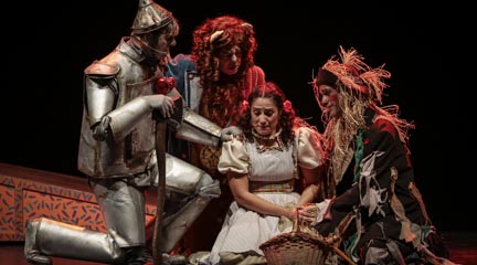 para ninos  El Mago de Oz, magia y villancicos anglosajones en el Teatro Sanpol