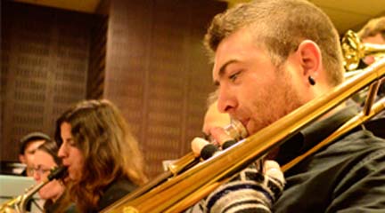 actualidad de centros  Concierto de la Basic Big Band en el Espacio Abierto de la Escuela de Música Creativa